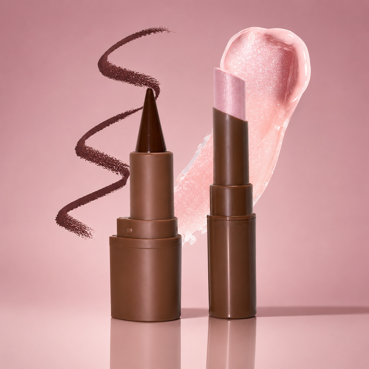 Baby pink lip combo
