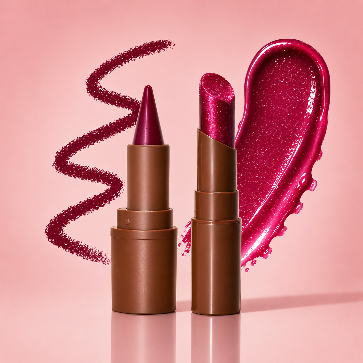 Fuschia lip combo