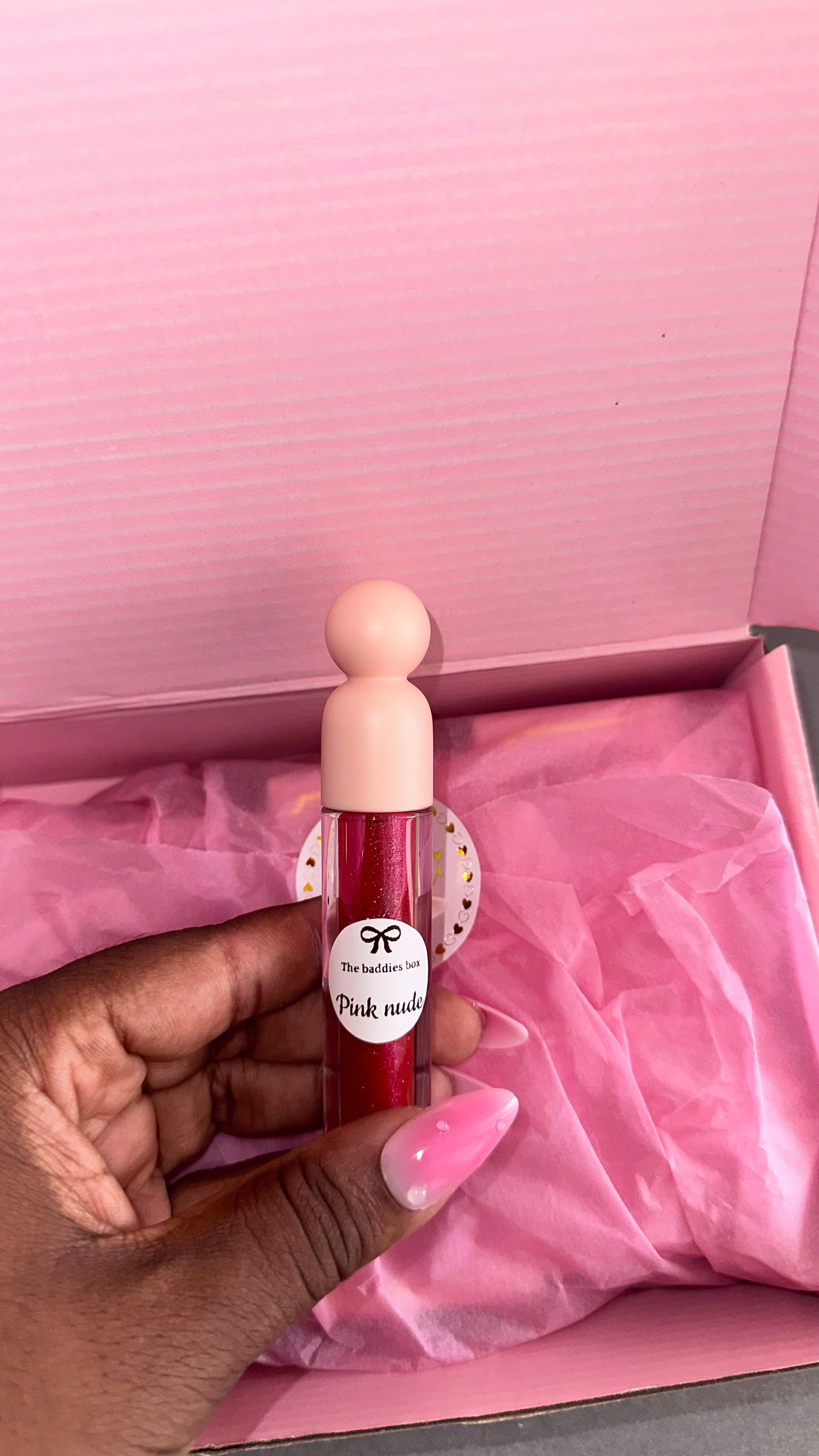 Glossy babe pink nude