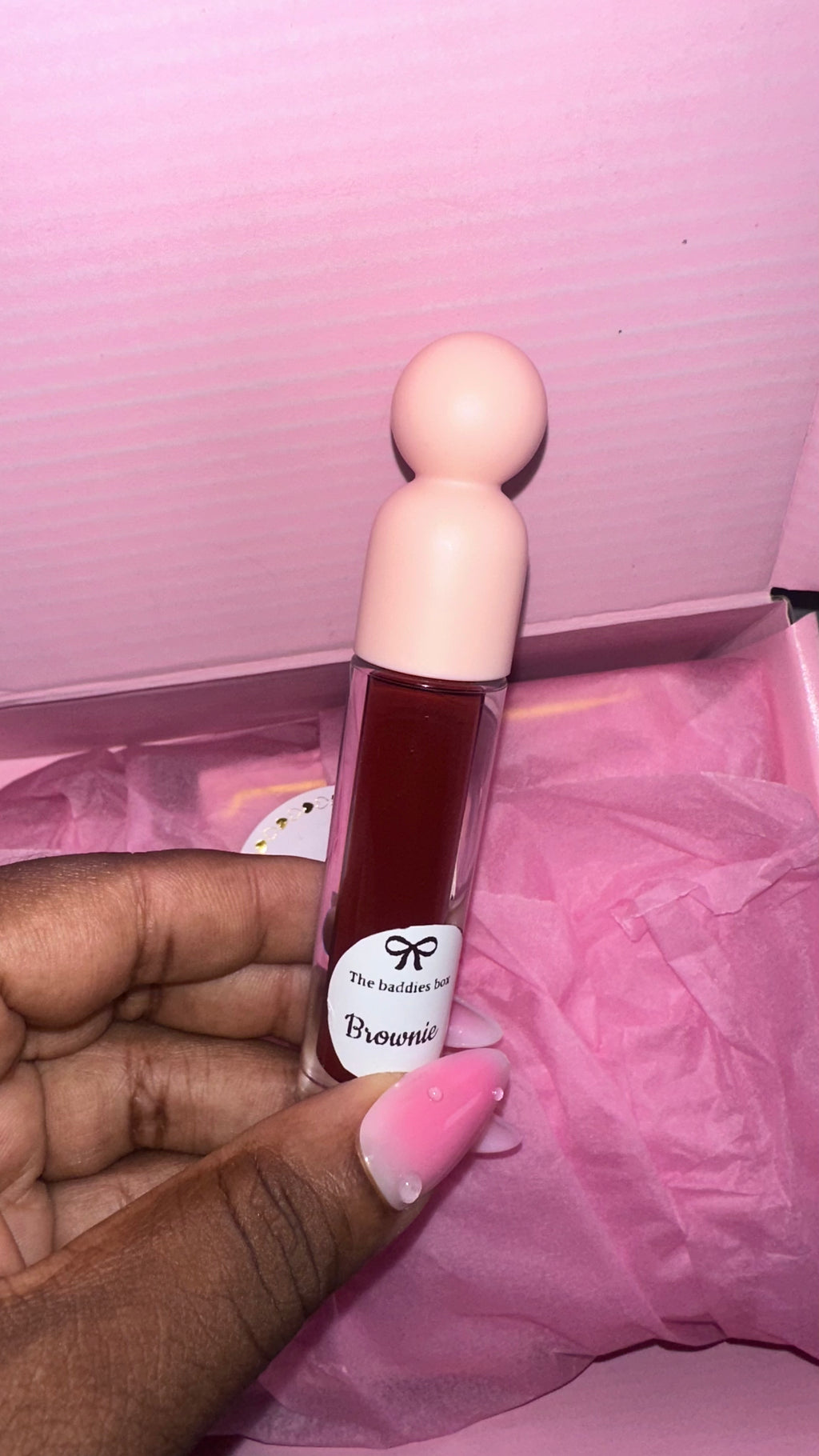 Glossy babe pink nude