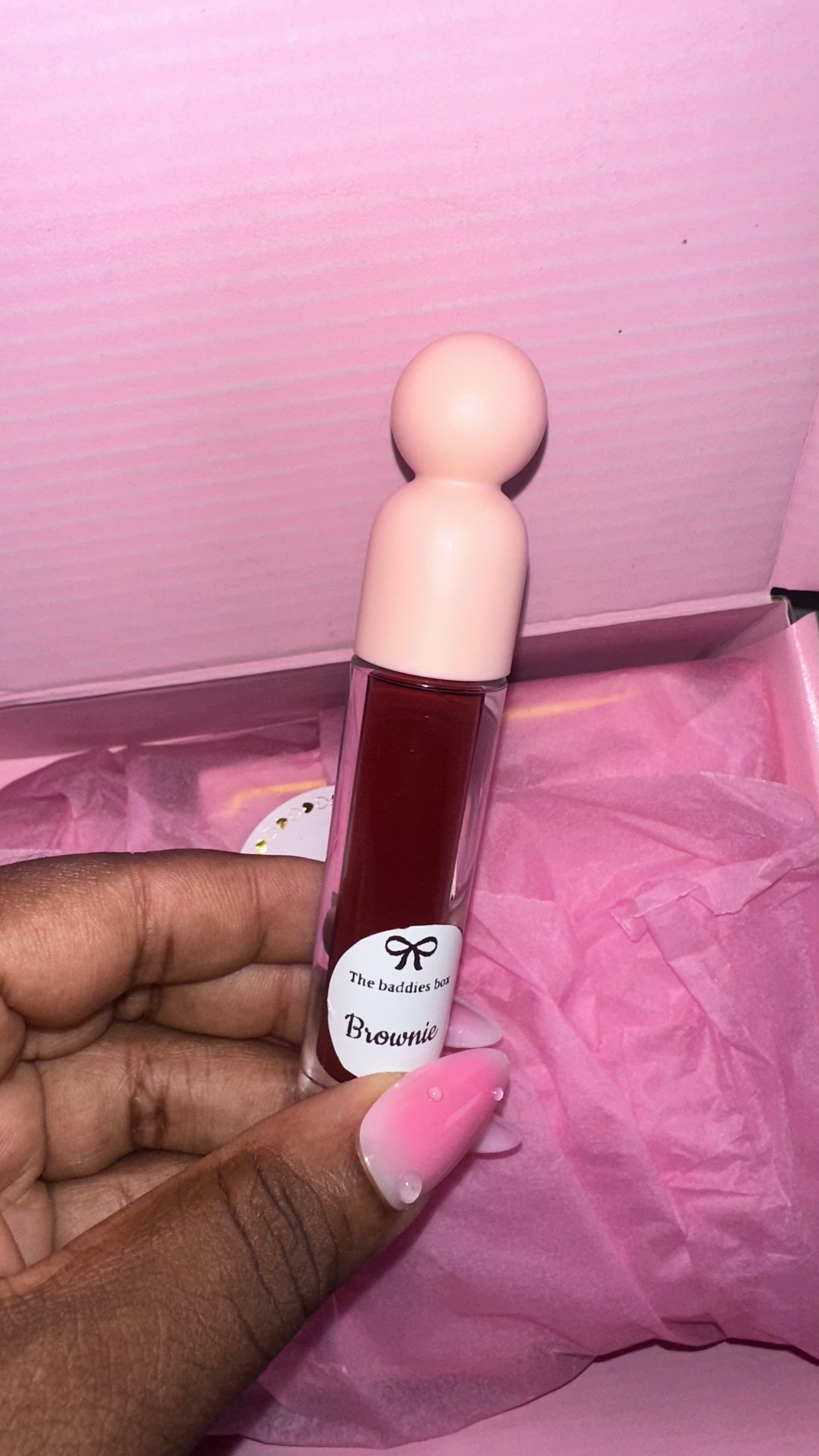 Glossy babe pink nude